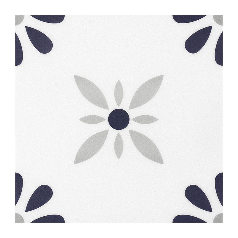 Peel and Stick PVC Flooring Matte Vinyl Flooring with Floral Pattern