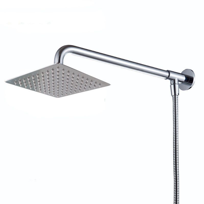 Swiveling Rain Shower Head Wall Mounted Concealed Full Copper Pressure Shower