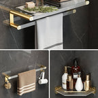 Modern Bathroom Accessories Set Bathroom Shelf Gold Towel Holder Bathroom Hardware Set