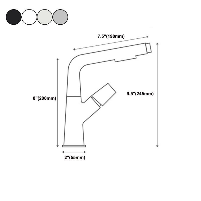 Contemporary Style Faucets Widely Used Knob Handles Faucets for the Bathroom