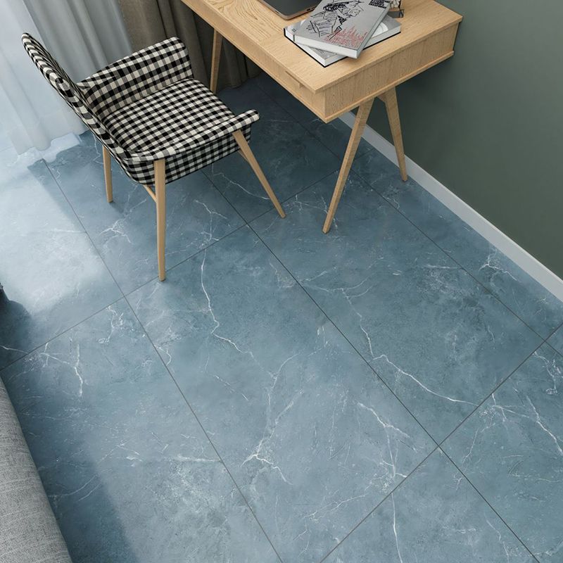 Peel and Stick Vinyl Floor Low Gloss Vinyl Floor with Marble Look
