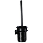 Contemporary Bathroom Accessory Set Black Surface Bathrobe Hook/Towel Ring Bar