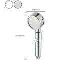 Contemporary 3 Jet Shower Head Adjustable Spray Pattern Rotatable Handheld Shower