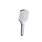 Contemporary Fixed Head Square Supercharged Showerhead Combo
