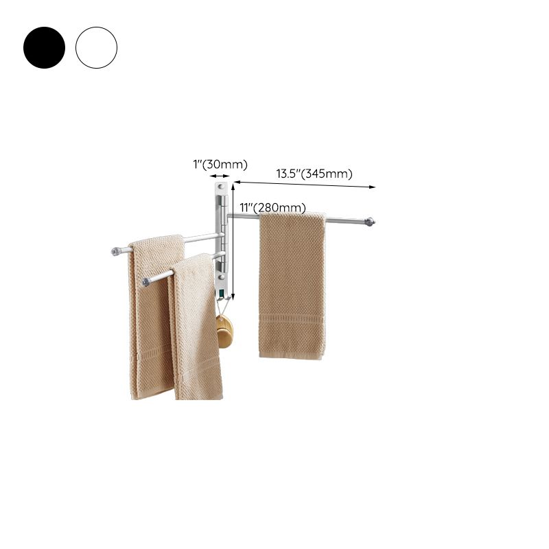 2-piece towel bar made of stainless steel Modern 13.6" B bathroom accessory set