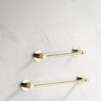 2-piece bathroom accessory set modern stainless steel slipper rack
