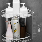 Contemporary Metal Bathroom Accessories Hardware Set with Bathroom Shelf
