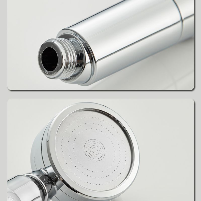 Contemporary 3 Jet Shower Head Adjustable Spray Pattern Rotatable Handheld Shower