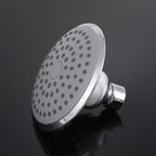 Round Shape Shower Head Modern Swiveling Wall Mounted Fixed Shower Head