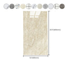 Bathroom mosaic tile marble print peel-and-stick backsplash tile