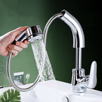 Modern Simple Vessel Sink Faucet High Arc Bathroom Sink Faucet
