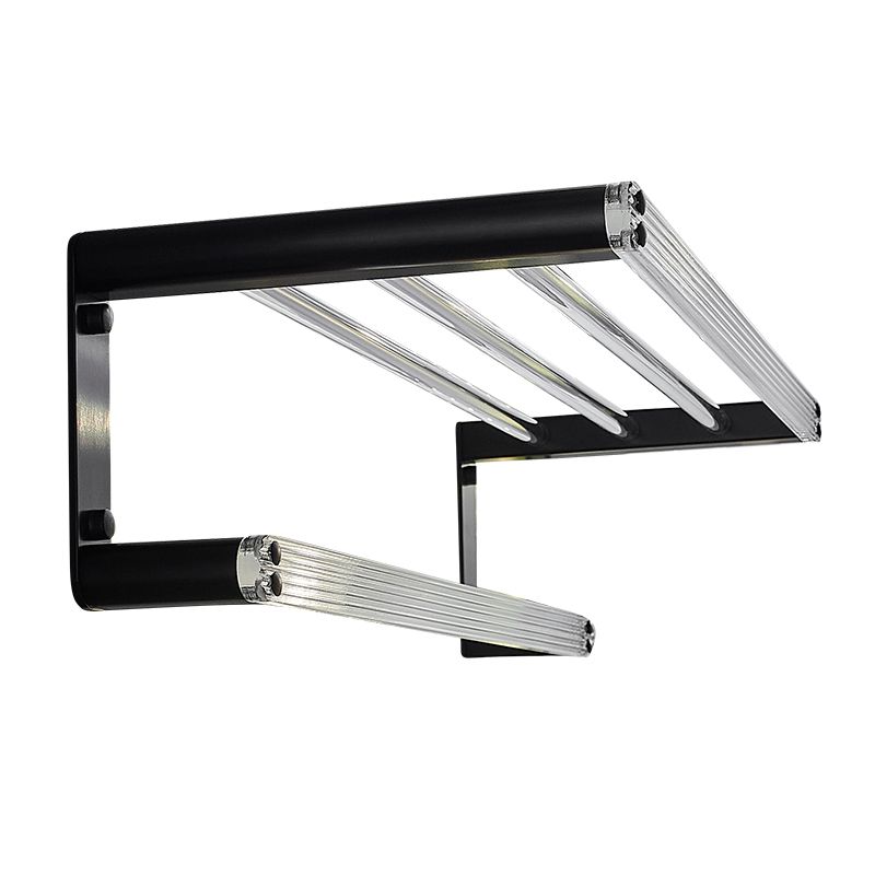 Modern bathroom accessory set bath shelf/towel holder & bathrobe hooks included