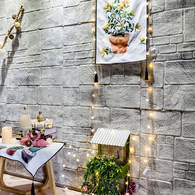 Modern Wall Covering 3D Brick Peel and Stick Waterproof Wall Covering