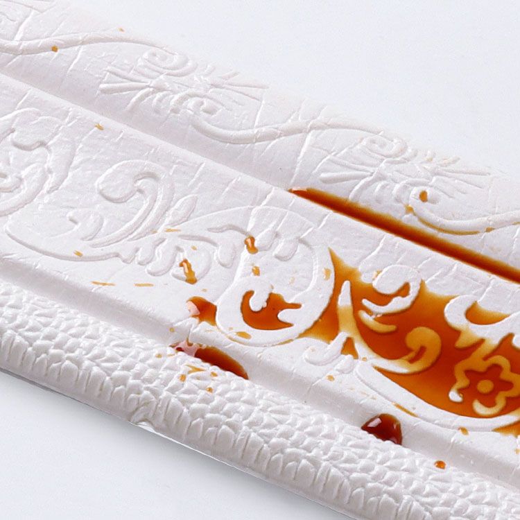 Modern Baseboards 3D Embossing Baseboard PVC Stereo Base Set of 1