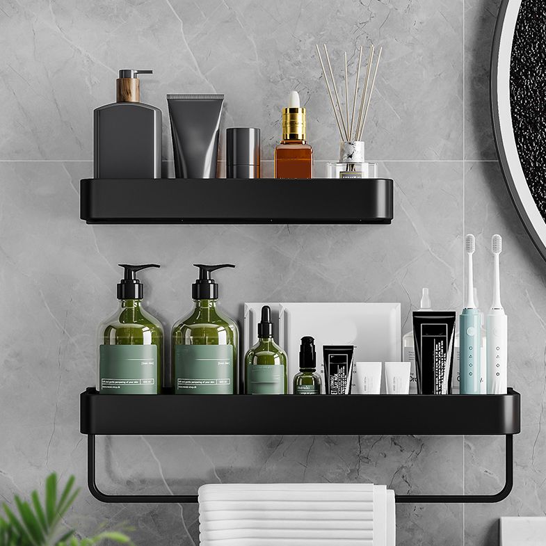Contemporary Bathroom Accessories Hardware Set Aluminum Bathroom Shelf