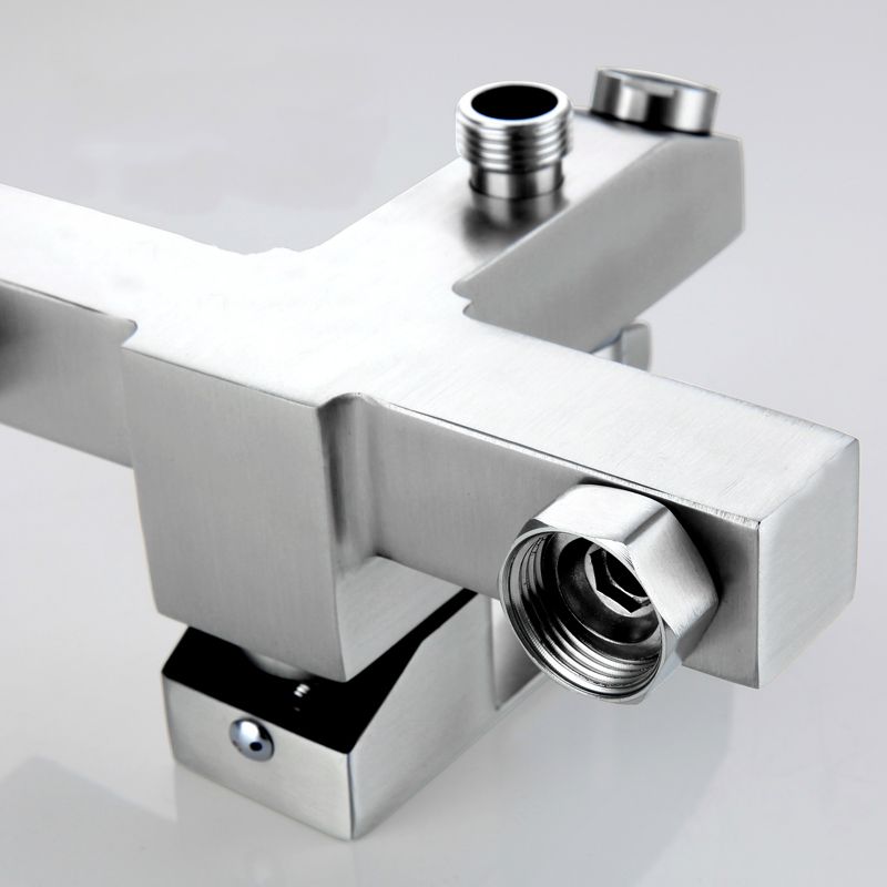Modern Bathtub Faucet Mounting Kit 304 Stainless Steel Wall Mount Bathroom Faucet