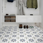 Square Peel & Stick Tile with Pattern Waterproof Tile for Home