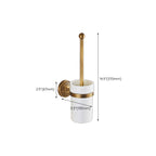 Traditional Bathroom Accessory Set Gold Paper Holder Bathroom Set
