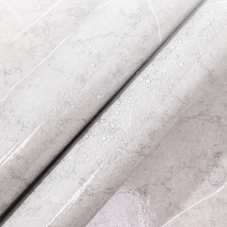 Modern PVC flooring with marble pattern, Peel & Stick vinyl floor planks