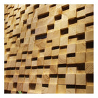 Wall-Ceiling Light Wood Gluing Mosaic Indoor Modern Wall Ceiling