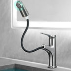 Simplicity Brass Sink Faucet Low Arc Single Color Centerset Vanity Faucet for the Bathroom