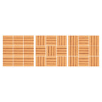 Composite deck tiles Connectable waterproof floor tiles