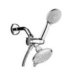 Wall-mounted Dual Shower Traditional Round Dual Shower Heads