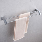 Modern Bathroom Hardware Paper Holder Bathroom Shelf Silver Bathroom Accessory Set