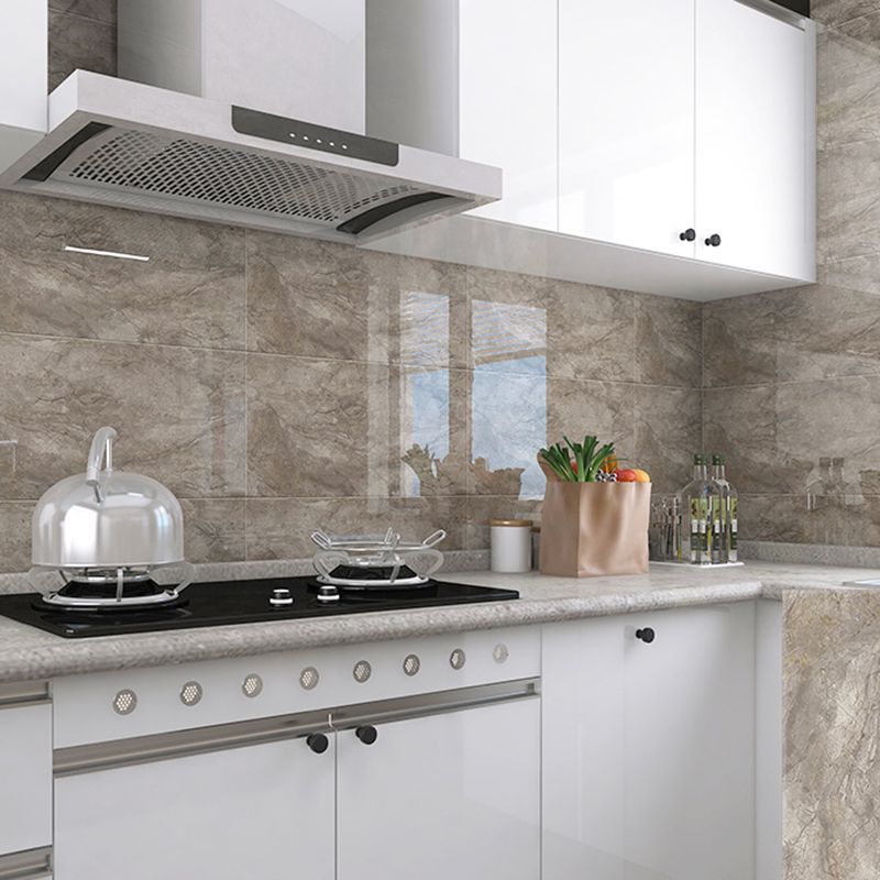 Modern Style Wallpaper Kitchen Peel and Stick Single Tile Backsplash
