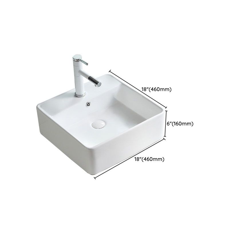 Porcelain Washbasin Modern Simple Wash Bowl Bathroom Sink