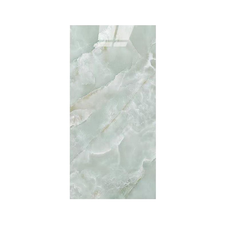 Stain Resistant Peel & Stick Tile Marble Effect Single Tile for Kitchen Backsplash