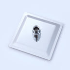 Square Stainless Steel Showerhead in Silver 6-Inch Fixed Showerhead