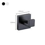 Stainless Steel Bathroom Accessories as Single Piece or in Set Modern Bathroom Hardware