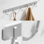 Modern Bathroom Accessories Hardware Set White Metal Bathroom Accessories Kit