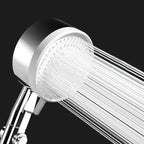 Modern Handheld Round Plastic Self-Cleaning Shower Head