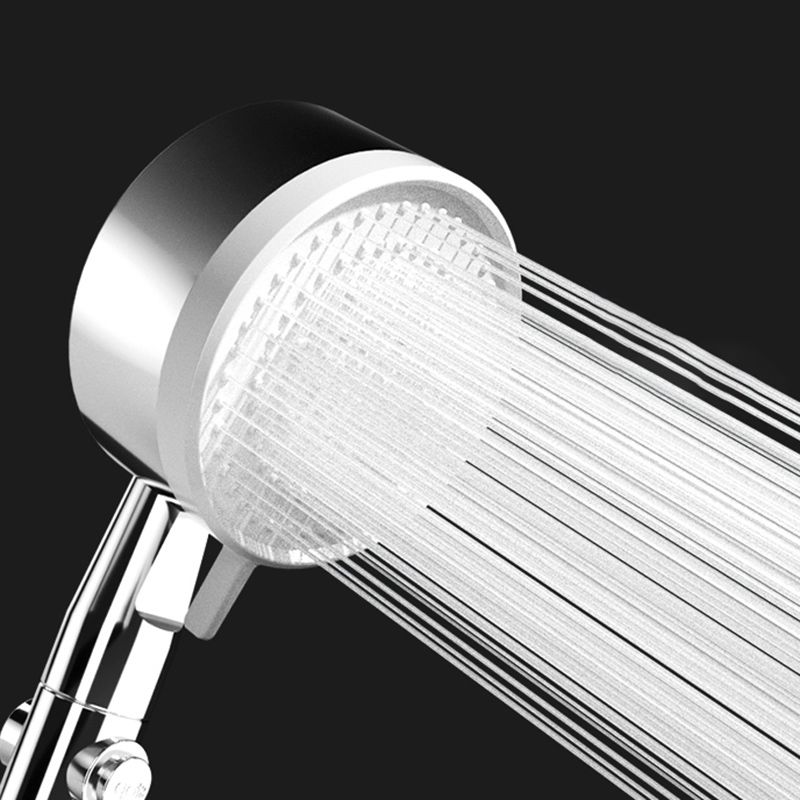 Modern Handheld Round Plastic Self-Cleaning Shower Head