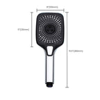 Modern Metal Hand Shower Handheld Shower Home Adjustable Spray Pattern Hand Shower