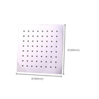 Metal Fixed Shower Head Modern Bathroom Ceiling Mount Shower Head