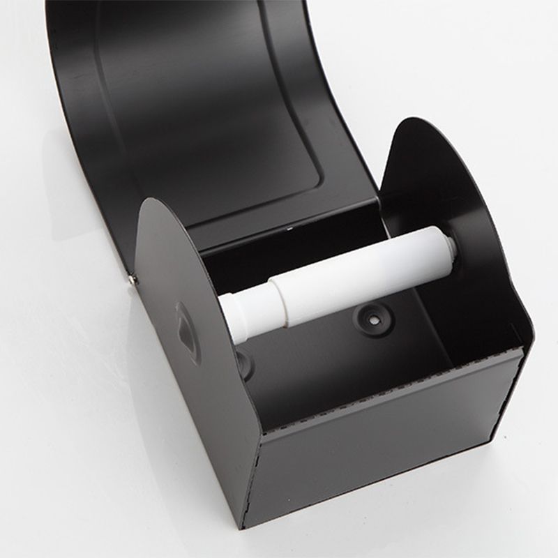 Modern Matt Black Bathroom Shelf Paper Holder Bathroom Accessory Set
