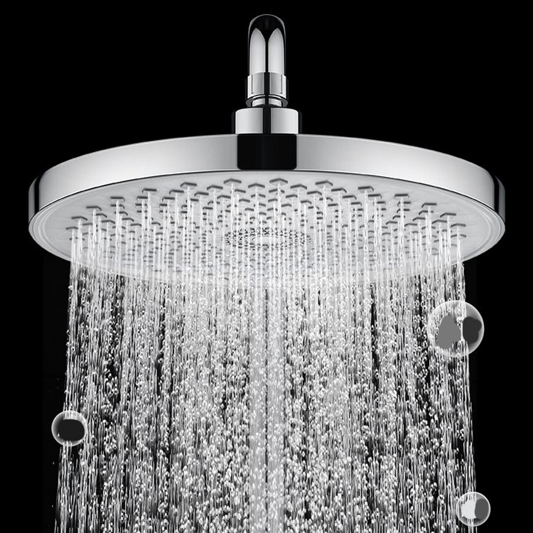 Round solid shower metal modern shower head combination for the bathroom