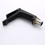 Modern centerset bathroom faucet Solid color copper faucet for the bathroom