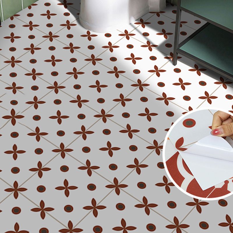 Peel and Stick Vinyl Flooring PVC Sample Vinyl Flooring with Square Edge