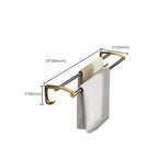 Contemporary stainless steel bathroom accessories as a single piece or in a set in black and gold