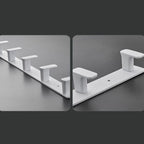 Modern White Bathroom Hardware Set Towel Rack Bath Shelf Bathroom Hardware Set