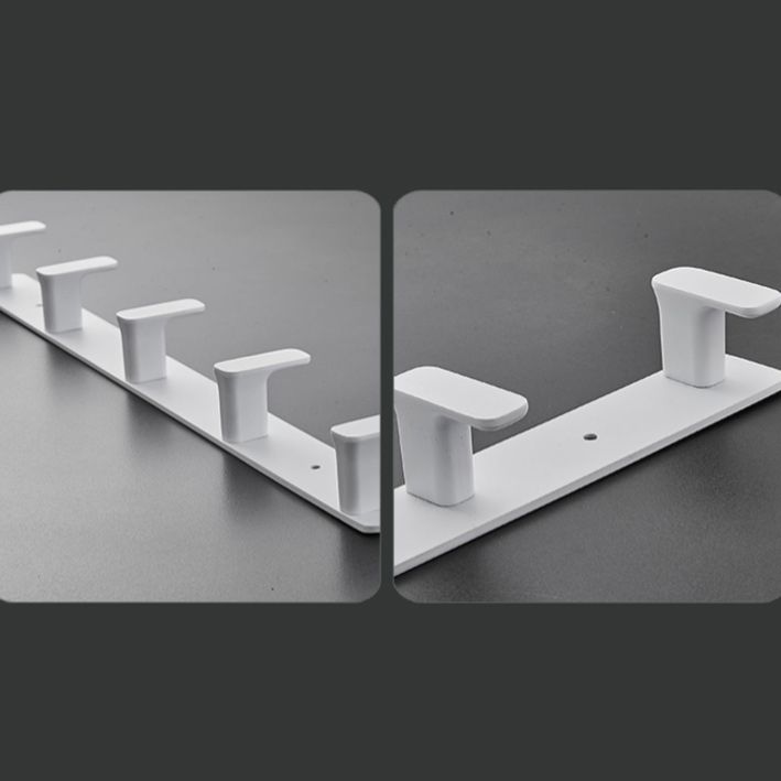 Modern White Bathroom Hardware Set Towel Rack Bath Shelf Bathroom Hardware Set