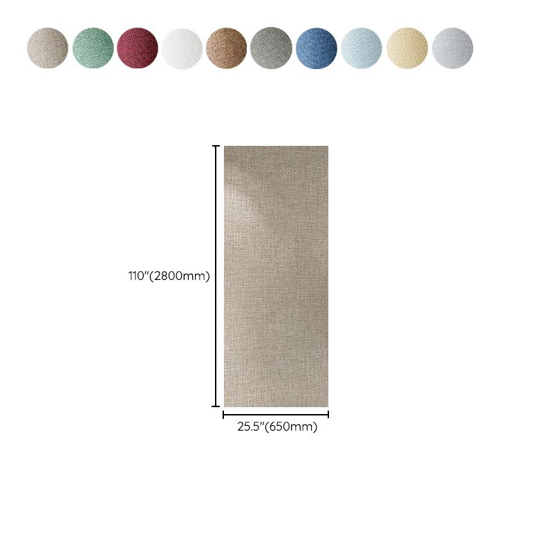 Contemporary wall cladding with padded 1-piece peel and stick panel