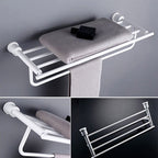 Contemporary white bathroom accessories as a single piece or in a set