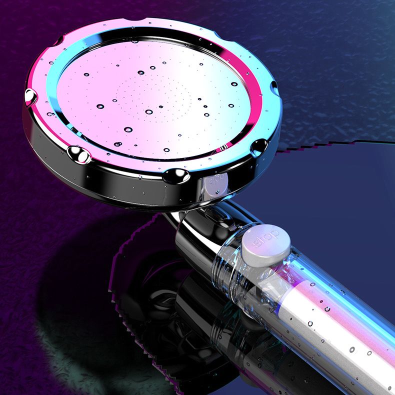 Silver Hand Shower Standard Round Showerhead Combo