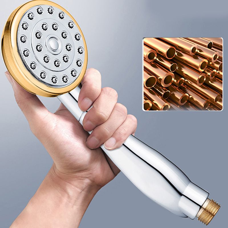 Contemporary Brass Round Hand Shower Water Filtration Shower Head