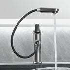 Simplicity Brass Sink Faucet Low Arc Single Color Centerset Vanity Faucet for the Bathroom